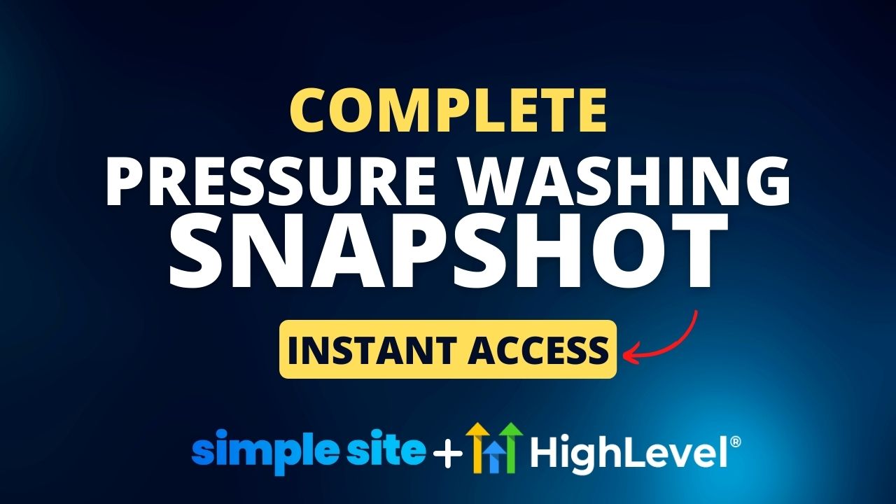 Pressure Washing Snapshot